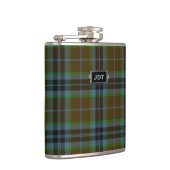 Monogramed ClanThomsontartan-karierte Flasche Flachmann (Rechts)