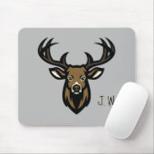Monogramed Deer Hunter Mousepad (Mit Mouse)