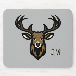Monogramed Deer Hunter Mousepad
