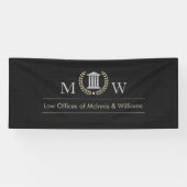 Monogramed Gericht Banner (Horizontal)