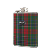 Monogramed MacLean Tartan Kariert Flask Flachmann (Links)