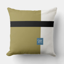 Monogramierte Olive Green Color blockiert