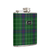 Monogramierter Clan Duncan Tartan Kariert Flask Flachmann (Rechts)