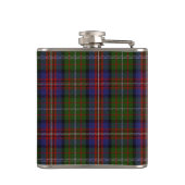Monogramierter Clan Hargis Tartan Kariert Flasche Flachmann (Rückseite)