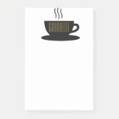 MONOGRAMKAFFEE - Nachhinweise Post-it Klebezettel (Vorderseite)