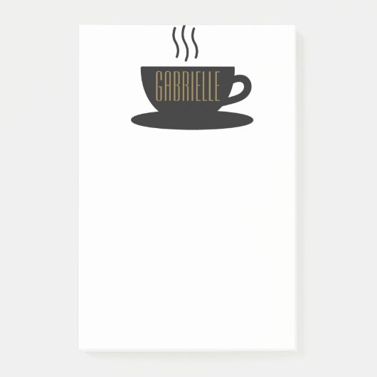 MONOGRAMKAFFEE - Nachhinweise Post-it Klebezettel (Vorderseite)