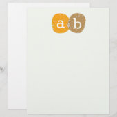 Monogramm (Vorne/Hinten)