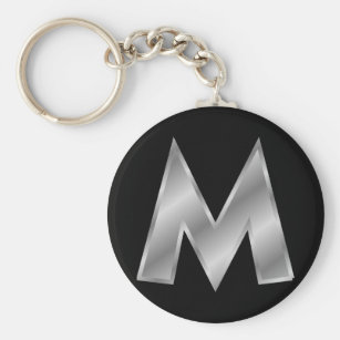 Monogramm Des Buchstaben M Schlusselanhanger Zazzle De