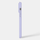 Monogramm 2 Initialen Heather Blau Minimalistisch iPhone Hülle (Linke Seite)