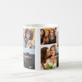 Monogramm 4 FotoCollage Kaffeetasse (Mittel)
