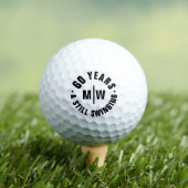 Monogramm 60. Geburtstag Golfball (Insitu T-Shirt)
