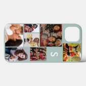 Monogramm 8 Foto-Collage Case-Mate iPhone Hülle (Rückseite (Horizontal))