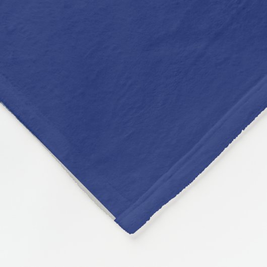 Monogramm 8-FotoCollage| Marine Fleecedecke (Ecke)