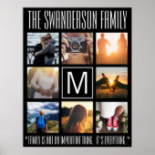 Monogramm 8-Rahmen-Angebot Poster (Vorne)