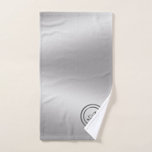 Monogramm "A" Badhandtuch Set (Handtuch)