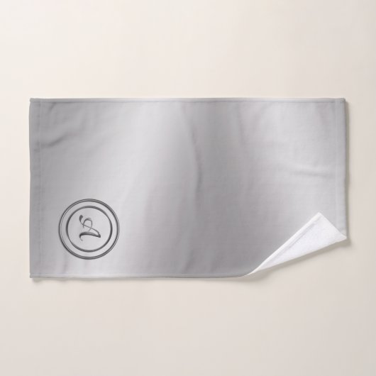 Monogramm "A" Badhandtuch Set (Handtuch)