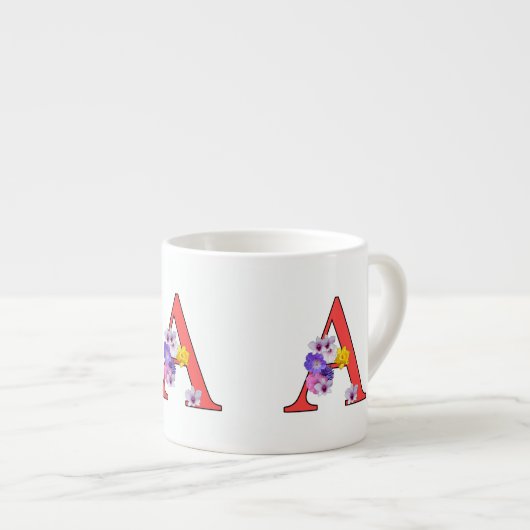 Monogramm A Espressotasse (Vorderseite Rechts)