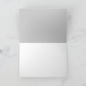 Monogramm-A-Graue schwarze Notizkarte (Innenseite)