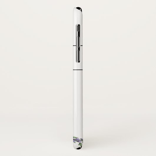 Monogramm A Lavendel Eucalyptus Case-Mate iPhone Hülle (Hinten/Links)