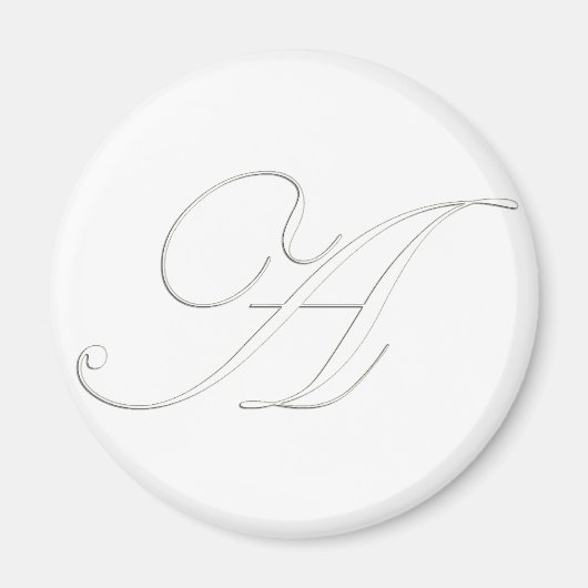 Monogramm A Magnet (Vorne)