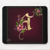 Monogramm A Mousepad (Vorne)
