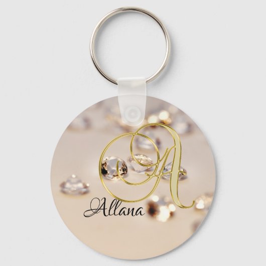 Monogramm A Schlüsselanhänger (Vorderseite)