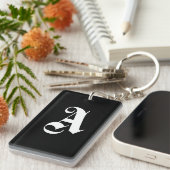 Monogramm "A Schlüsselanhänger (Vorderseite rechts)