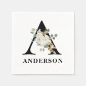 Monogramm A Serviette (Vorderseite)