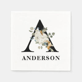 Monogramm A Serviette