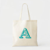 Monogramm "A"-Tasche Tragetasche (Vorne)