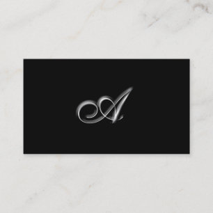Monogramm-A-Visitenkarten Visitenkarte