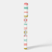 Monogramm abstrakt gestrichene Streifen Case-Mate iPhone Hülle (Rückseite / Rechts)