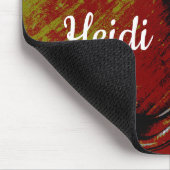 Monogramm Abstrakt Violin Mousepad (Ecke)