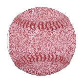 Monogramm Abstrakte Textur Baseball (Vorderseite)