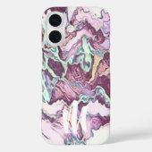 Monogramm Abstraktes Muster Case-Mate iPhone Hülle (Rückseite)