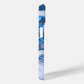 Monogramm Abstraktes Muster Case-Mate iPhone Hülle (Rückseite / Rechts)