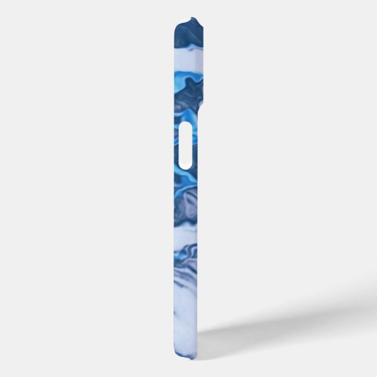 Monogramm Abstraktes Muster Case-Mate iPhone Hülle (Rückseite / Rechts)