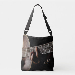 Monogramm-Akustikgitarre-Musik-Taschen-Tasche Tragetaschen Mit Langen Trägern