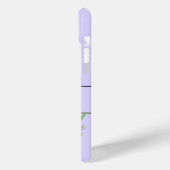 Monogramm Alphabet C Lavendel Eukalyptus Dragonfly Case-Mate iPhone Hülle (Rückseite / Links)