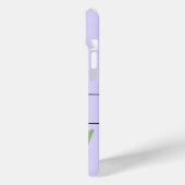 Monogramm Alphabet E Lavender Eukalyptus Dragonfly Case-Mate iPhone Hülle (Rückseite / Links)