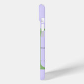 Monogramm-Alphabet H Lavendel Eukalyptus Dragonfly Case-Mate iPhone Hülle (Rückseite / Links)