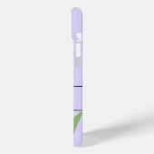 Monogramm Alphabet L Lavender Eukalyptus Dragonfly Case-Mate iPhone Hülle (Rückseite / Links)