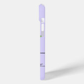 Monogramm Alphabet N Lavendel Eukalyptus Dragonfly Case-Mate iPhone Hülle (Rückseite / Links)