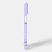 Monogramm Alphabet N Lavendel Eukalyptus Dragonfly Case-Mate iPhone Hülle (Rückseite / Rechts)