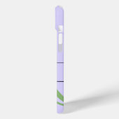 Monogramm Alphabet R Lavendel Eukalyptus Dragonfly Case-Mate iPhone Hülle (Rückseite / Links)