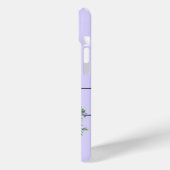 Monogramm Alphabet S Lavendel Eukalyptus Dragonfly Case-Mate iPhone Hülle (Rückseite / Links)