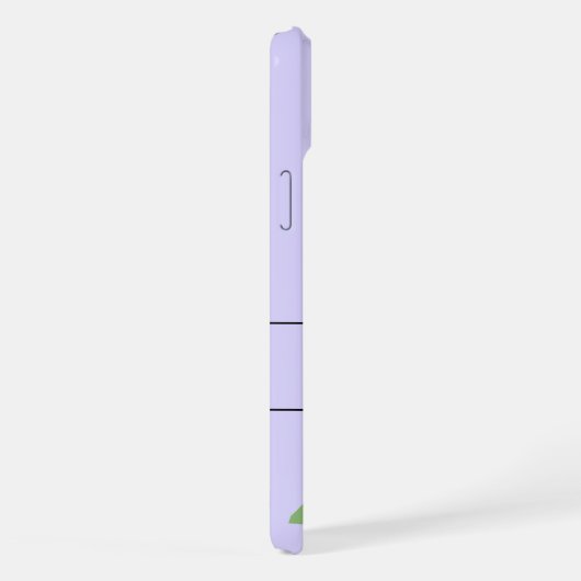 Monogramm Alphabet Z Lavender Eukalyptus Dragonfly iPhone Hülle (Rechte Seite)