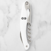 Monogramm Ananas Weinschlüssel Kellnermesser (Rückseite)