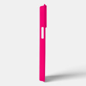 Monogramm, anfänglich pink fuchsia weiß Case-Mate iPhone hülle (Rückseite / Rechts)