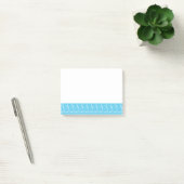 Monogramm Anfangsbuchstabe A, Aqua Blue Post-it Klebezettel (Büro)